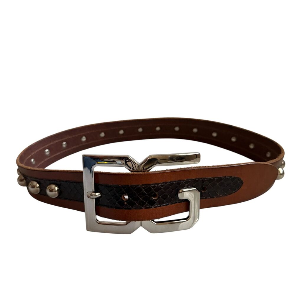 Dolce & Gabbana stud belt unisex authentic with COA size 90 cm 36”